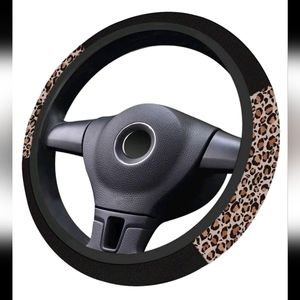 Leopard Print Steering Wheel Cover